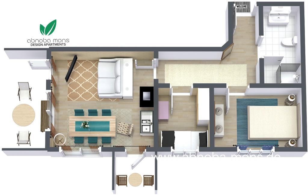 Abnoba Mons Design Apartment Ленцкирх Экстерьер фото